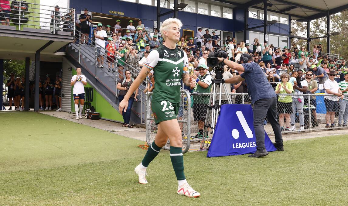 Michelle Heyman is the A-League's leading goalscorer. Picture by Keegan Carroll