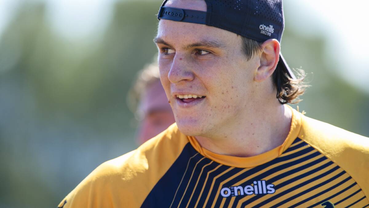 Tom Hooper has been with the Brumbies since 2021. Picture by Keegan Carroll