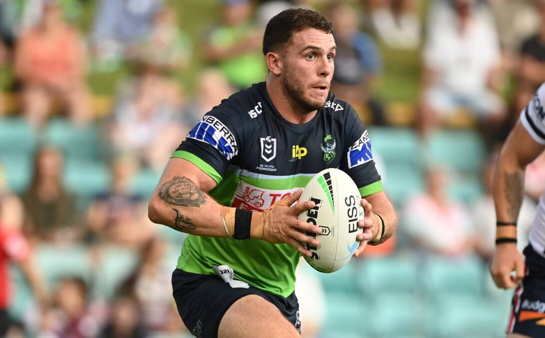 Adam Elliott is a new addition for the Raiders in 2022. Picture: Raiders Media/NRL Imagery