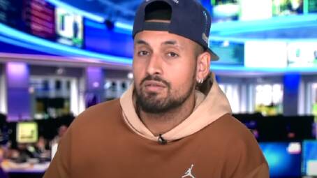 Nick Kyrgios on TV show Piers Morgan Uncensored. Picture YouTube