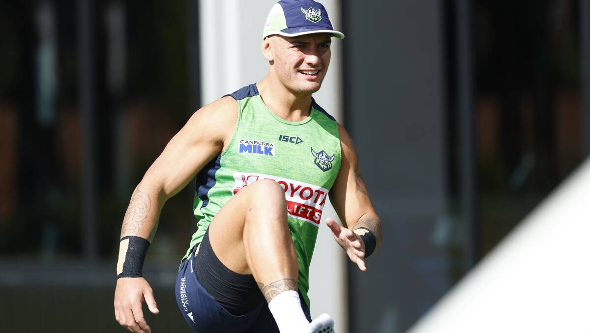 Canberra Raiders hooker Danny Levi. Picture by Keegan Carroll