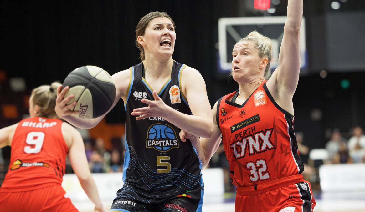 Jade Melbourne spearheaded the Capitals against Perth Lynx. Picture by Sitthixay Ditthavong
