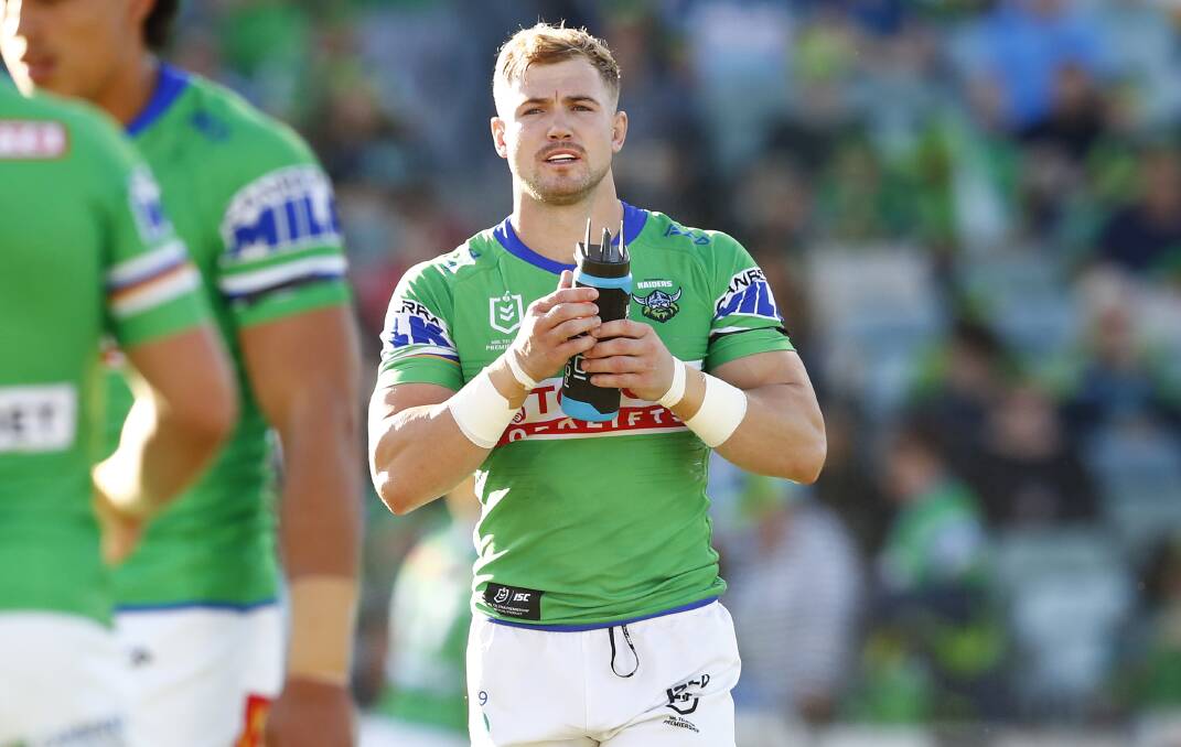 Canberra Raiders' Hudson Young. Picture: Keegan Carroll.