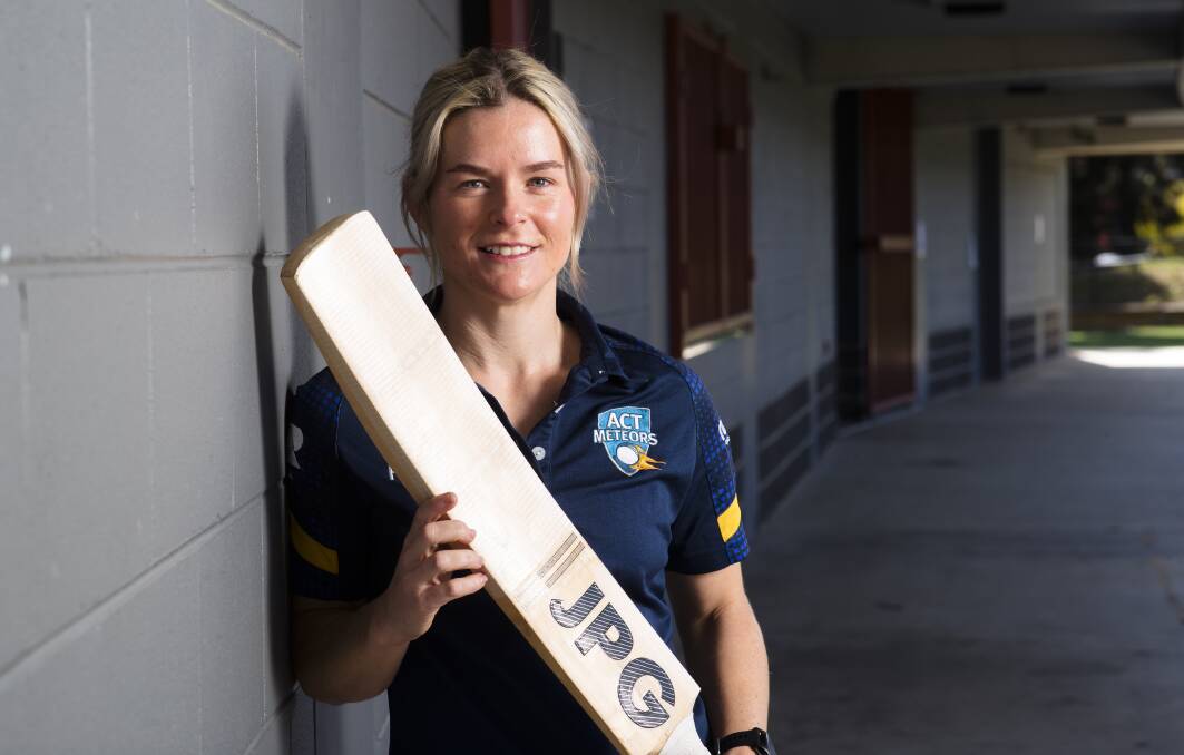 The ACT Meteors' new captain Katie Mack. Picture: Keegan Carroll