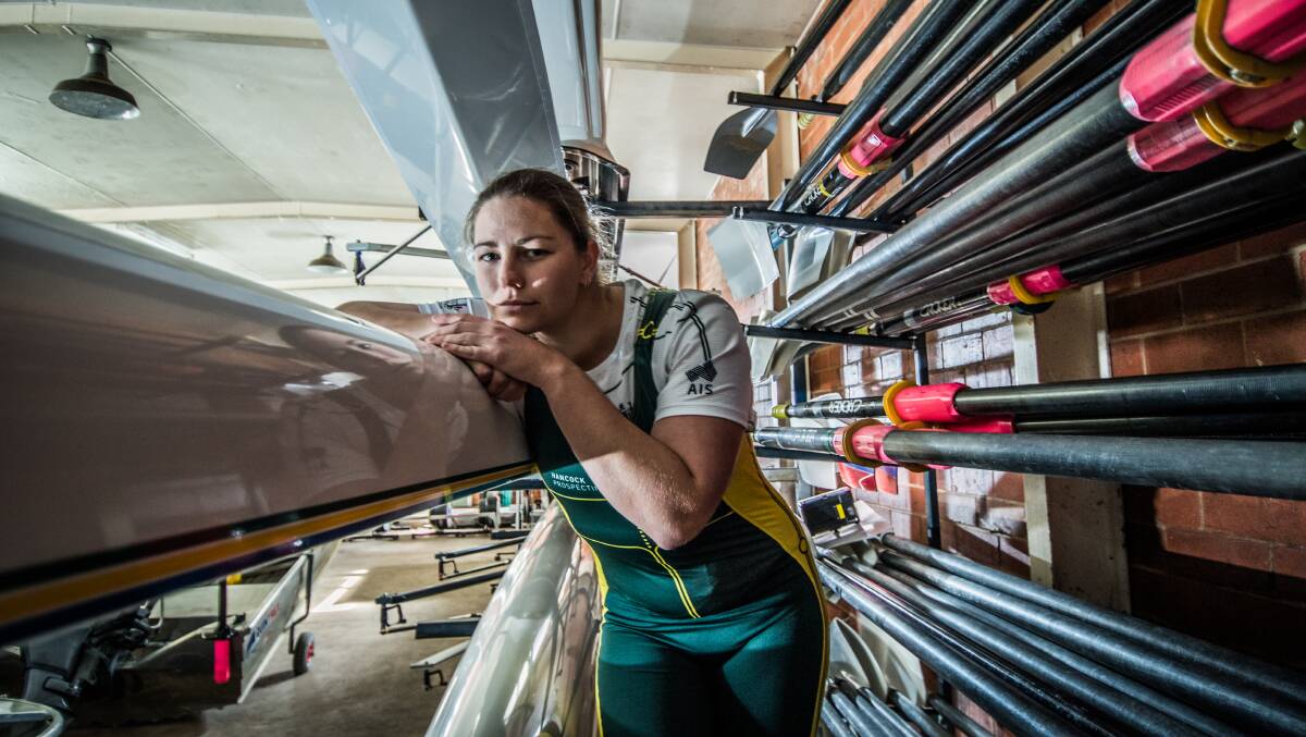 Female Athlete of the Year: Rower Nikki Ayers. Photo by Karleen Minney