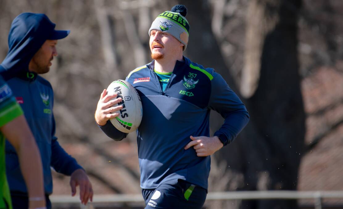 Canberra Raiders forward Corey Horsburgh has a licence to thrill. Picture by Elesa Kurtz