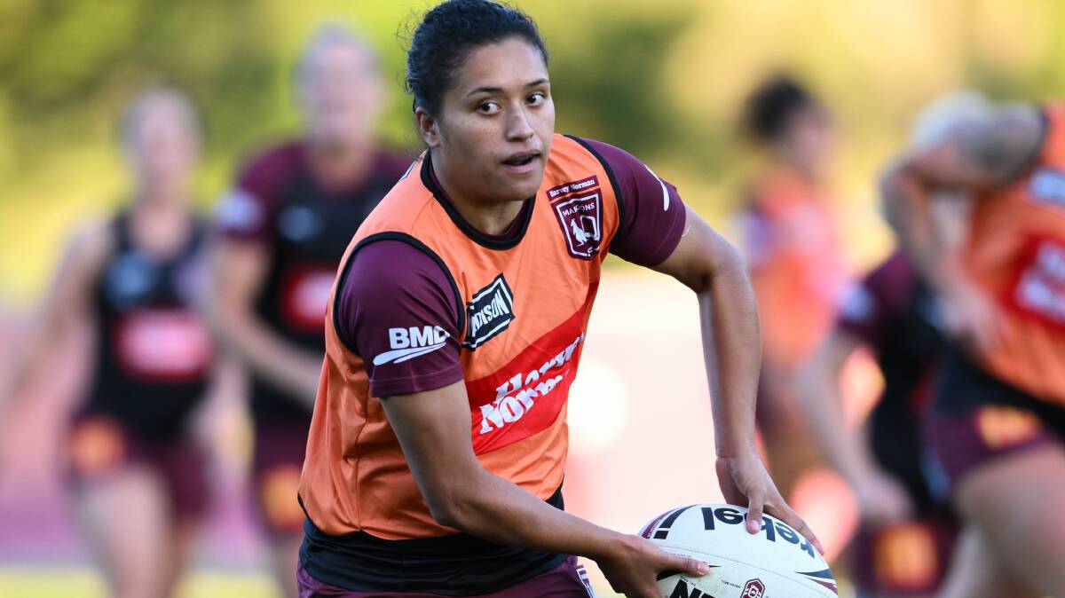 Zahara Temara will play a key role for the Maroons. Picture QRL / Zain Mohammed