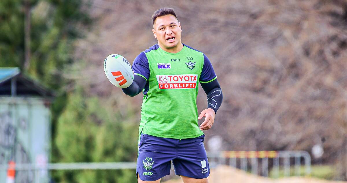 Josh Papali'i will undergo surgery for a bicep tendon injury and miss the remainder of the NRL season. Picture by Karleen Minney