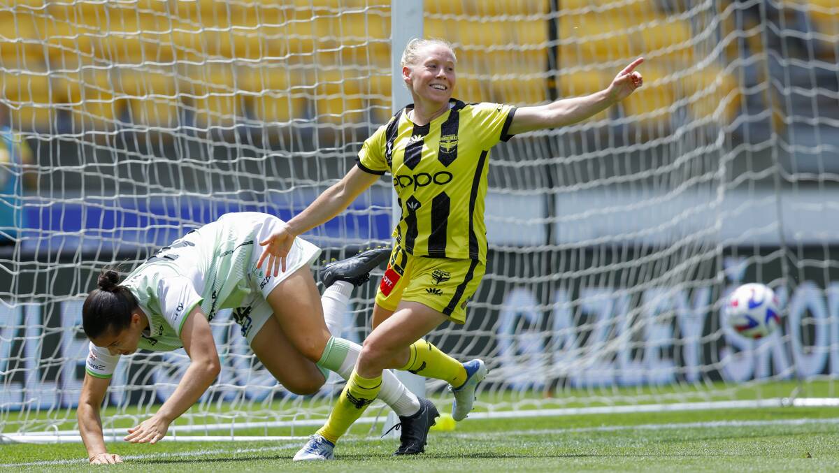 Phoenix's Betsy Hassett scored twice. Picture Getty Images