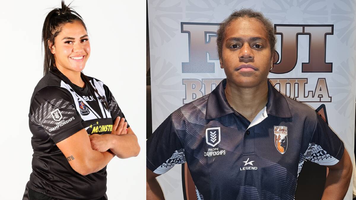 Amelia Pasikala and Sereana Naitokatoka are new Raiders recruits. Pictures NRL