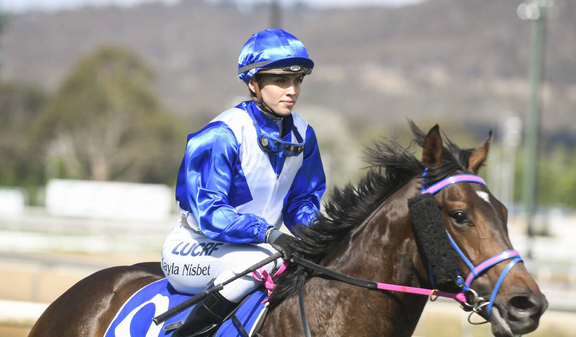 Jockey Kayla Nisbet has been handed a two-month ban. Picture by Dion Georgopoulos