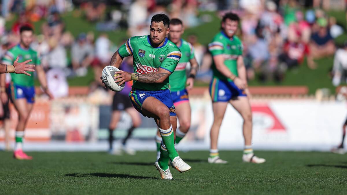 NRL debutant Hohepa Puru is a chance to step in at lock for Horsburgh. Picture Raiders Media