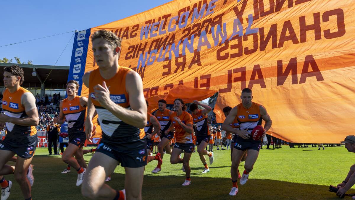 GWS Giants v St Kilda at Manuka Oval in Canberra. Picture by Gary Ramage