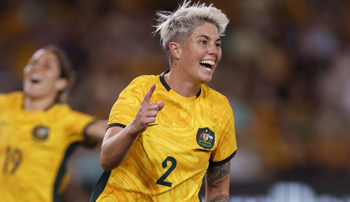 Michelle Heyman has been in top form for the Matildas. Picture Getty Images