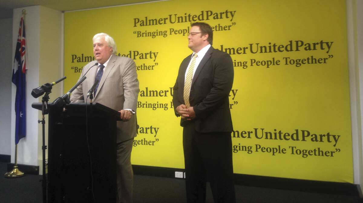 Glenn Lazarus was once leader of the Palmer United Party in the senate. Picture ACM