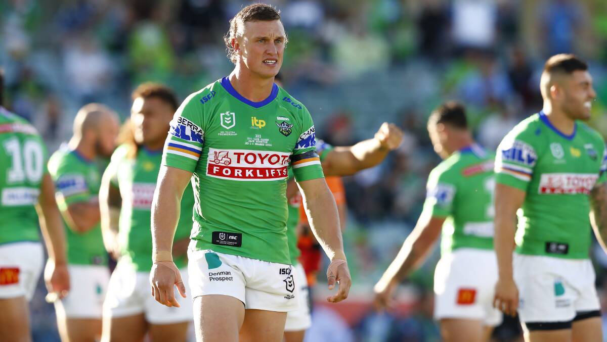 Jack Wighton served two weeks for a dangerous throw tackle. Picture: Keegan Carroll
