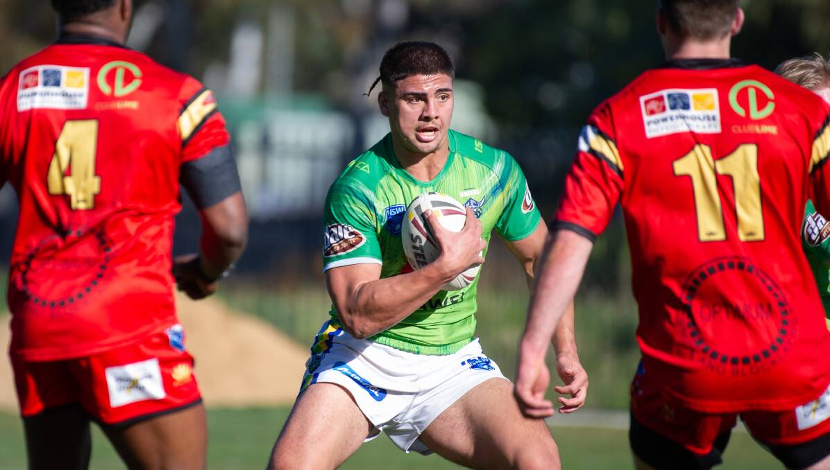 Raiders youngster Trey Mooney is set to debut off the bench on Sunday. Picture: Elesa Kurtz