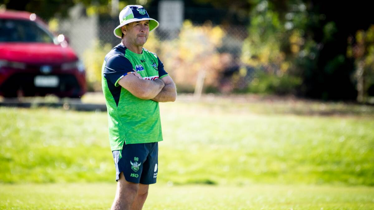 Canberra Raiders coach, Ricky Stuart. Picture by Elesa Kurtz