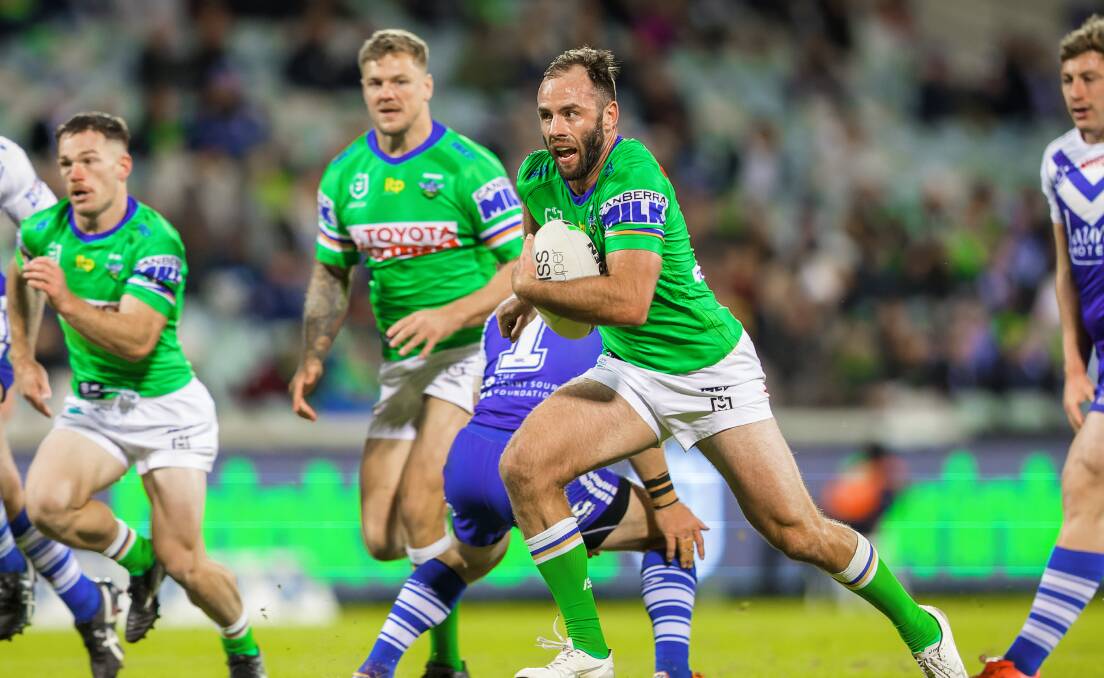 Matt Frawley returns to the Raiders' halves this weekend. Picture: Sitthixay Ditthavong