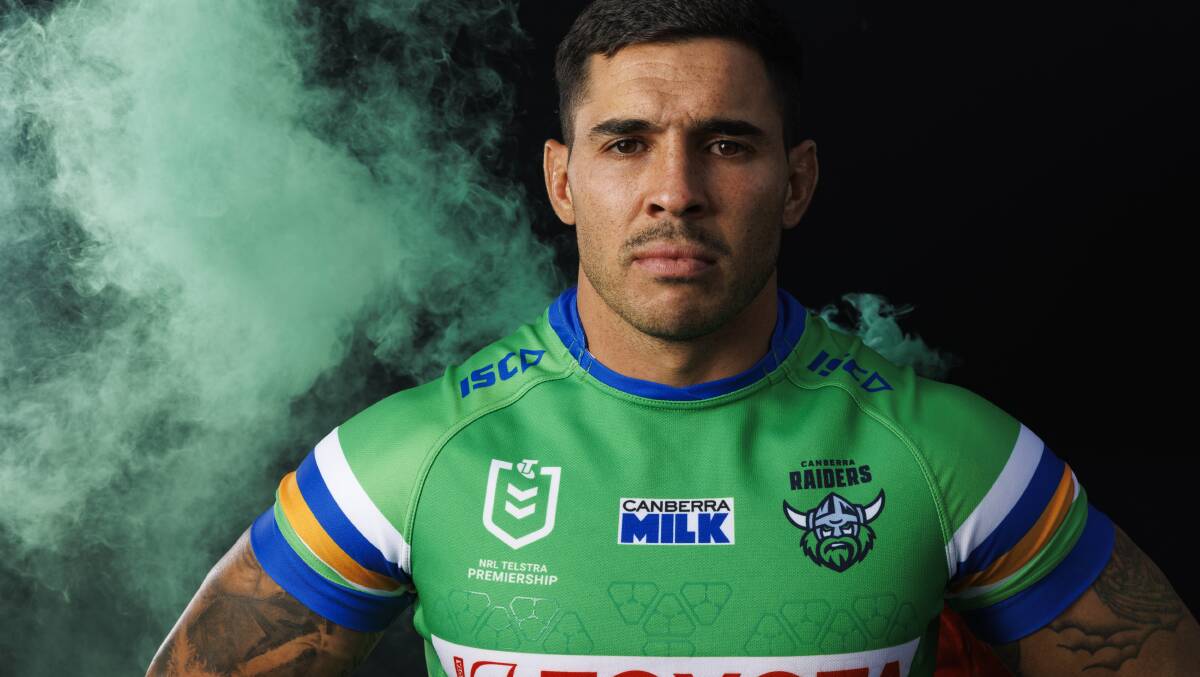 Canberra Raiders halfback Jamal Fogarty. Picture by Keegan Carroll