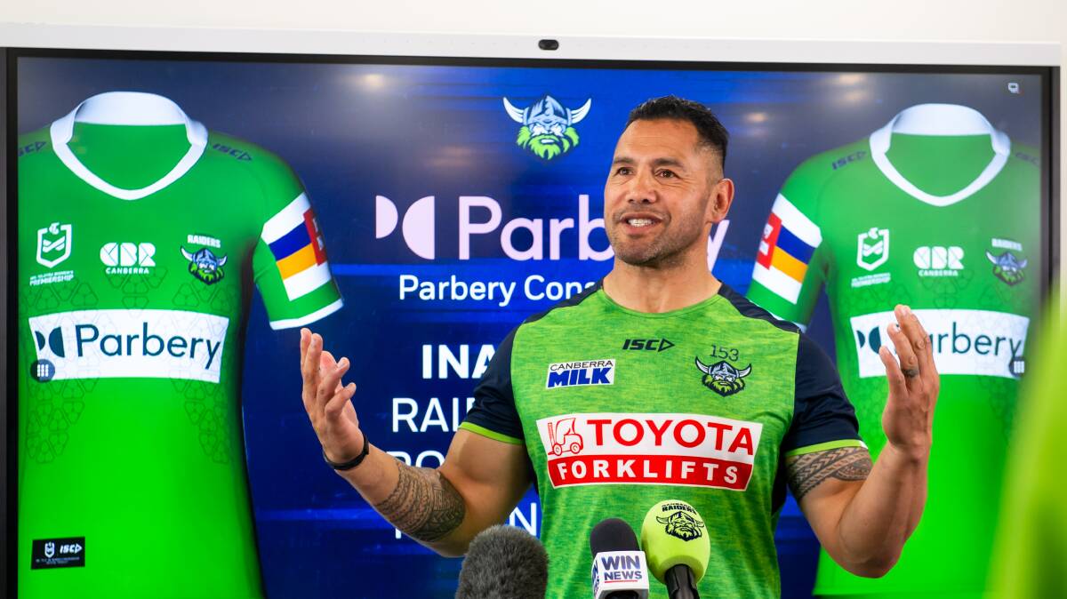 Canberra great Ruben Wiki was recently back at Raiders HQ. Picture by Elesa Kurtz