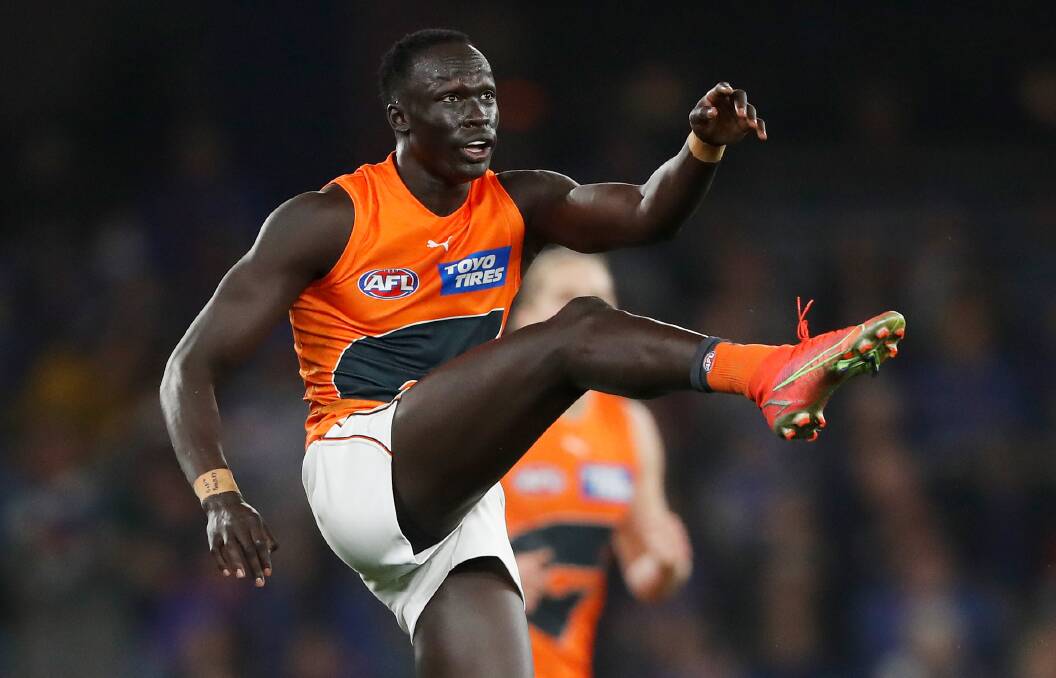 Defender Leek Aleer has shown plenty of promise for the Giants. Picture: Getty Images