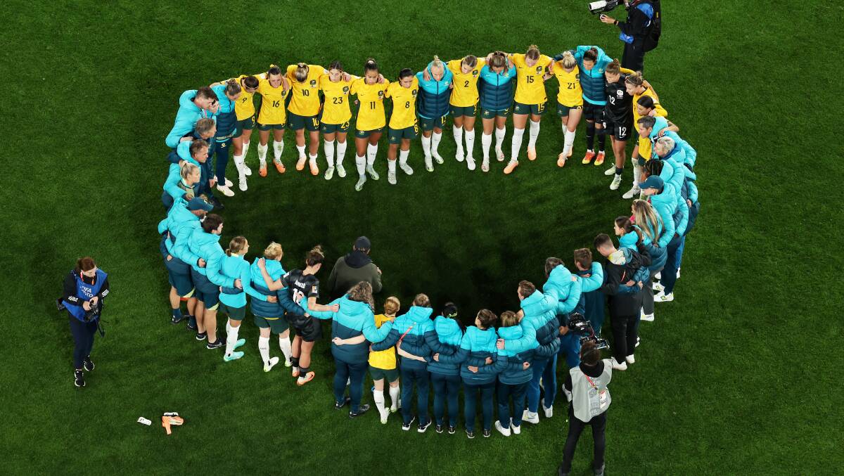 The Matildas have united Australia, despite their heart-breaking semi-final defeat. Picture Getty Images