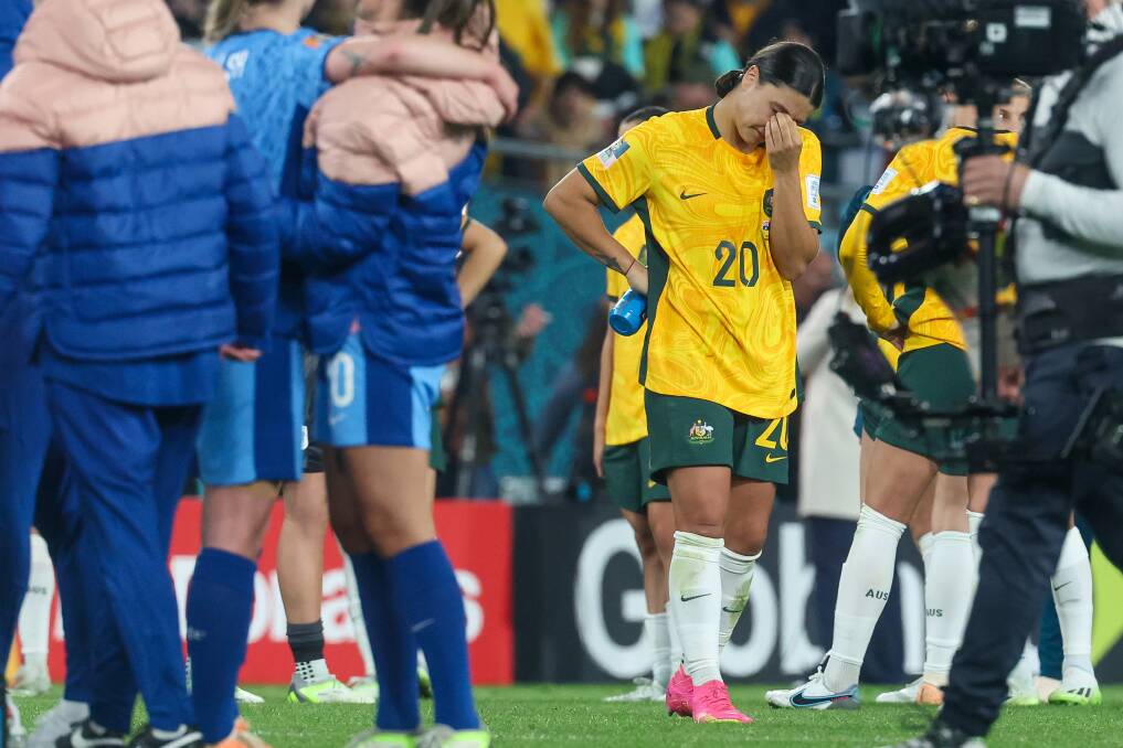 Sam Kerr was hampered by a calf issue at the World Cup. Picture by Adam McLean