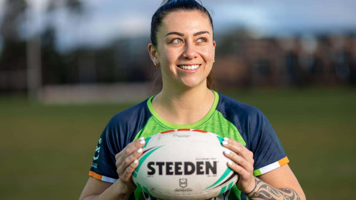 Raiders NRLW winger Madison Bartlett. Picture by Gary Ramage