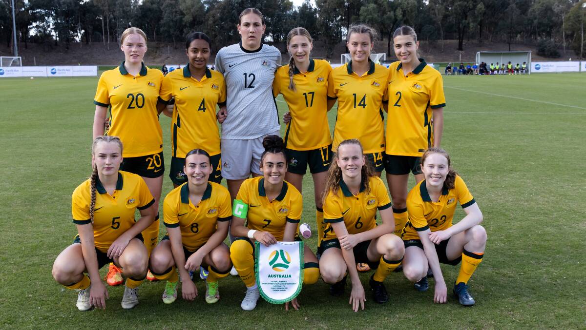 Meg Roden (20) said the Young Matildas matches helped her develop her game. Picture Football Australia