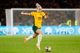 Matildas star Ellie Carpenter spoke out about the difficulties facing A-League Women players. Picture by Anna Warr