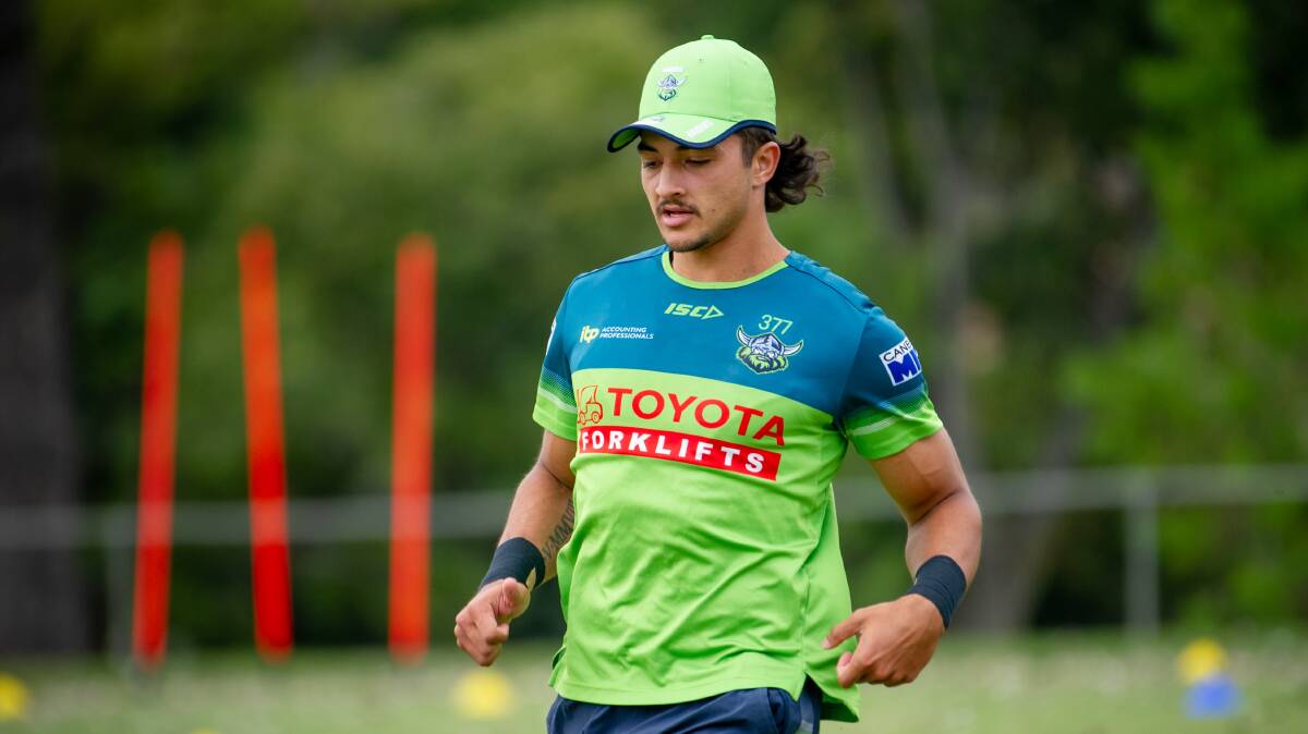 Canberra coach Ricky Stuart has a message for fans impatient to see talented back Xavier Savage let loose in the NRL. Picture: Elesa Kurtz