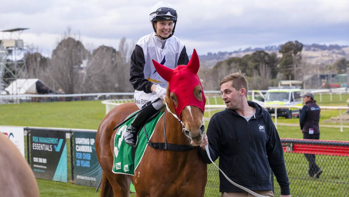 Affinity Beyond ridden by Anna Roper, trained by Luke Pepper. Picture: Keegan Carroll