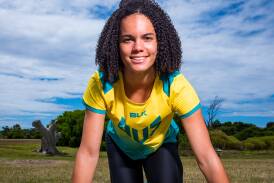 Queensland sprinter Torrie Lewis. Picture by Simon Sturzaker