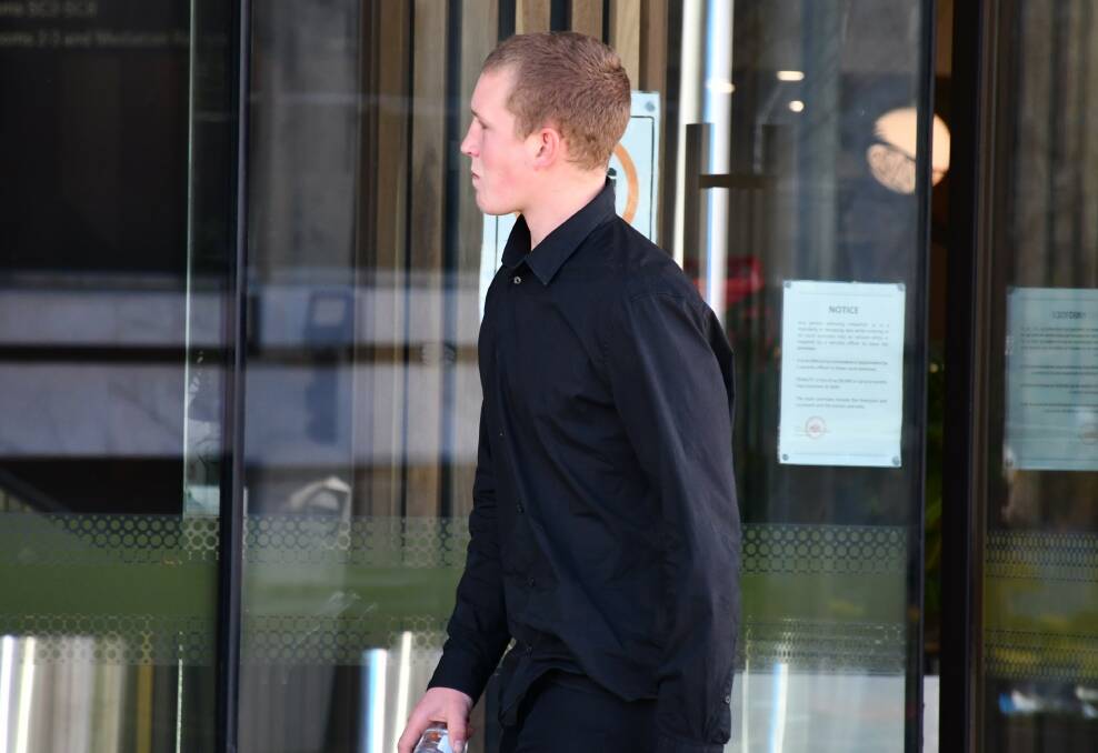 Harrison Clissold leaves court on Tuesday. Picture by Tim Piccione 