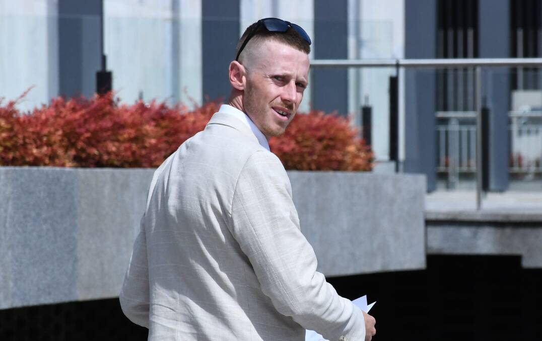 Aiden Paff leaves court on Friday. Picture by Tim Piccione 