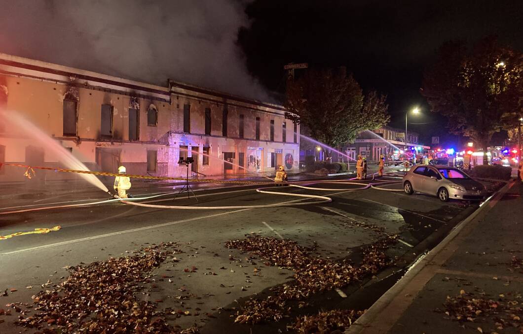 The fire took place in the early hours of Monday morning. Picture RFS