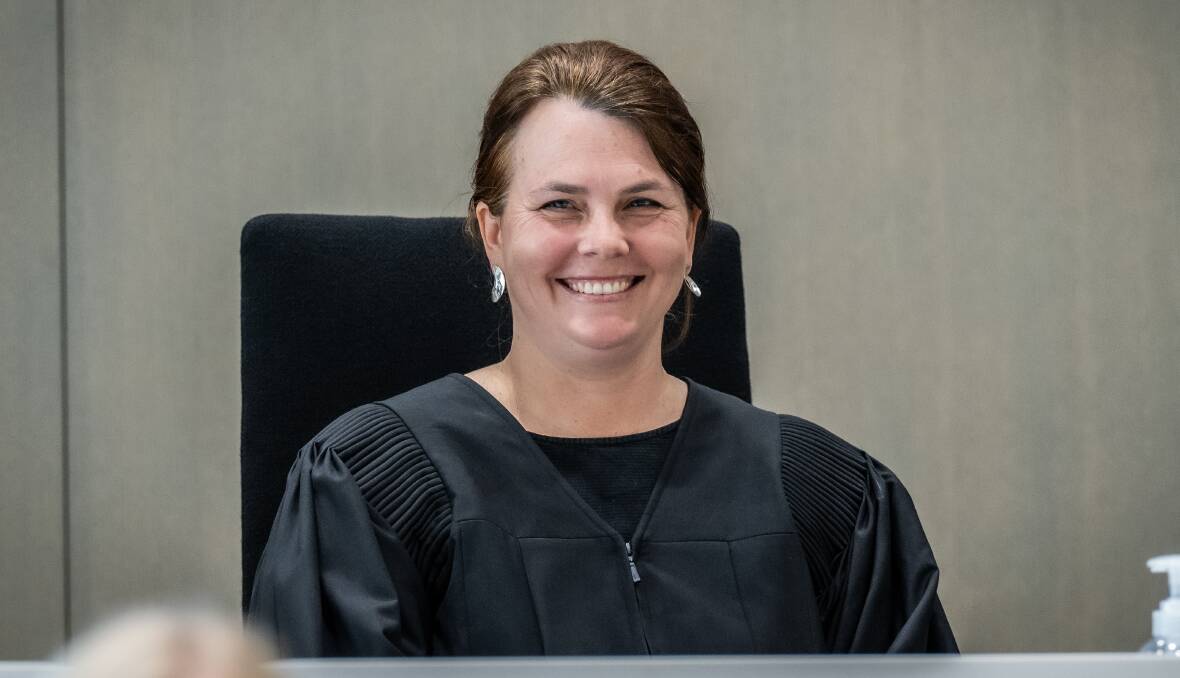 Magistrate Alexandra Burt at her swearing in ceremony on Wednesday. Picture by Karleen Minney