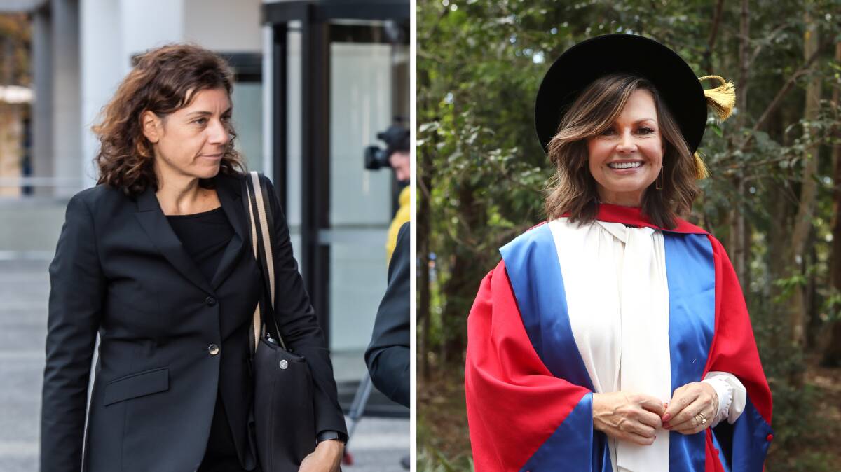 Lisa Wilkinson, who is being sued, and her barrister, Sue Chrysanthou SC. Pictures by Sylvia Liber, Karleen Minney