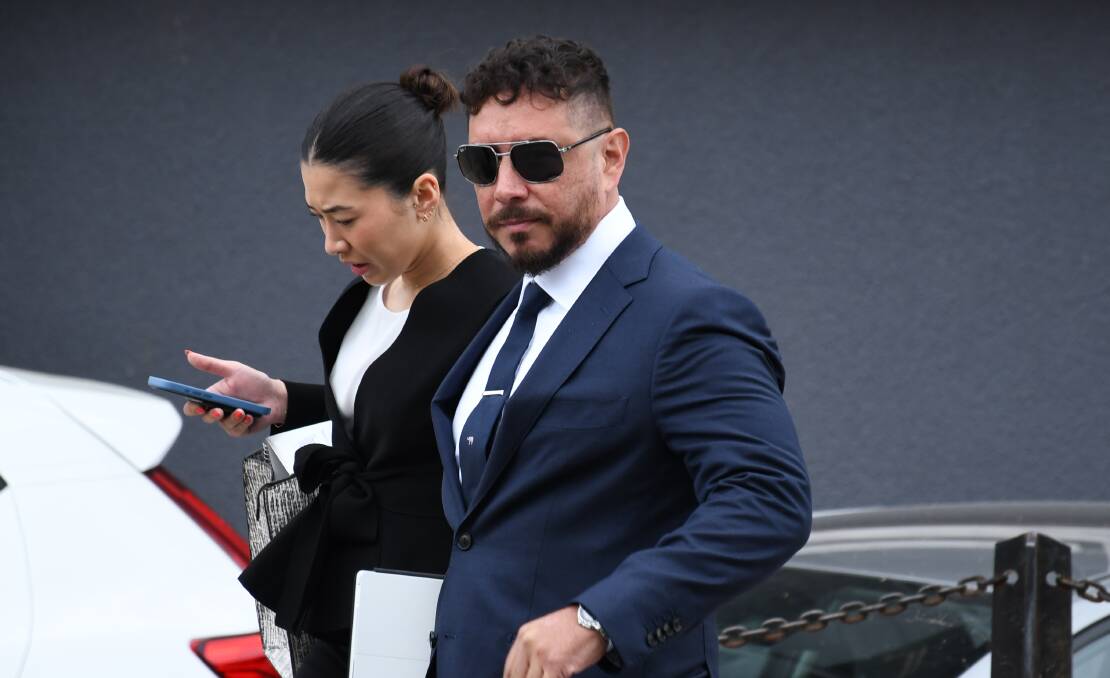 Eduardo Duran arrives at court on Wednesday with solicitor Satomi Hamon. Picture by Tim Piccione 