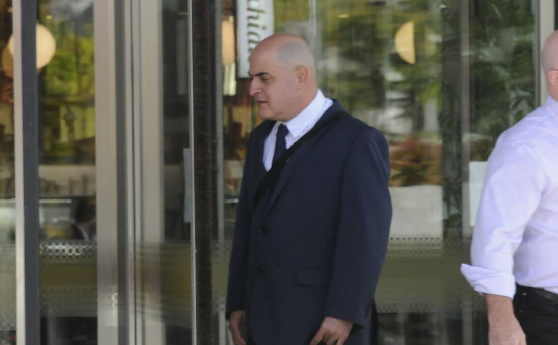 Con Ayfandis leaves court on Thursday, hours before being sentenced to jail time. Picture by Tim Piccione 