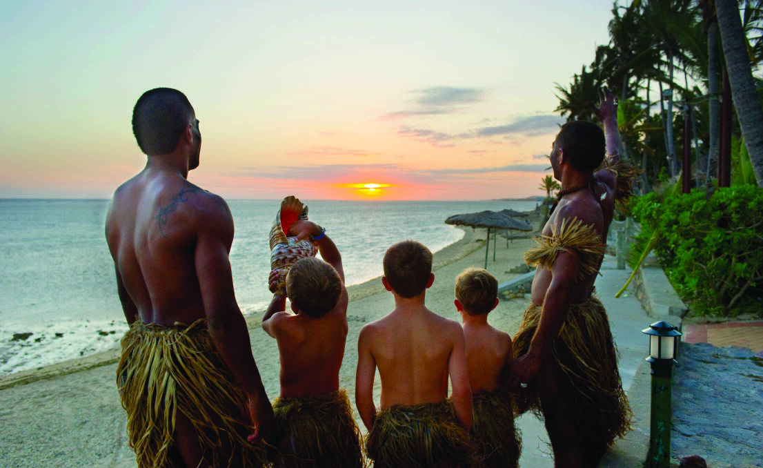 FRIENDLIEST PEOPLE ON EARTH: The Fijian people are renowned for their warm hospitality, welcoming smiles and fun kids clubs. Photo: Supplied.