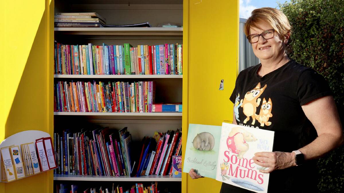 Pamela Zielke of Pam's Pantry has a variety of books for kids. Picture: James Croucher