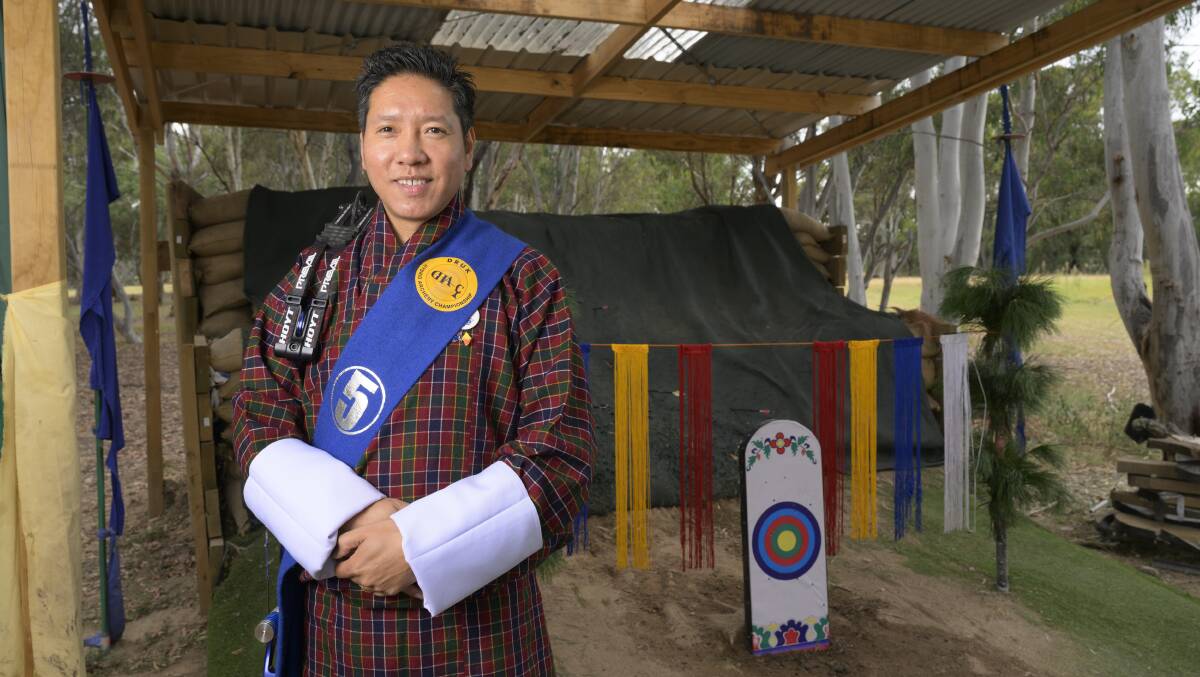 Passang, president of the Australia Bhutanese Association in Canberra. Picture by Keegan Carroll