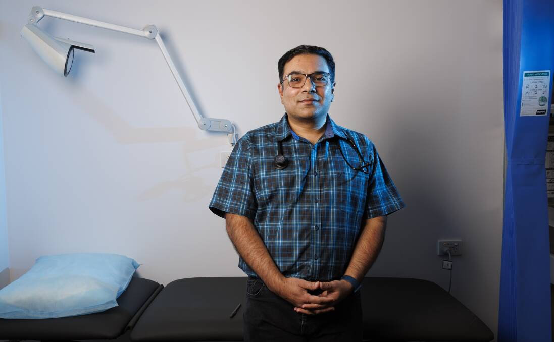 Dr Nik Jaiswal from the Philip Medical and Dental Centre. Picture by Keegan Carroll