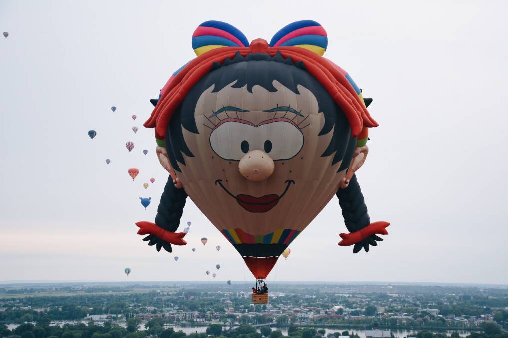 Special balloon 'Lucy' will be coming to Canberra for the Balloon Spectacular. Picture supplied. 