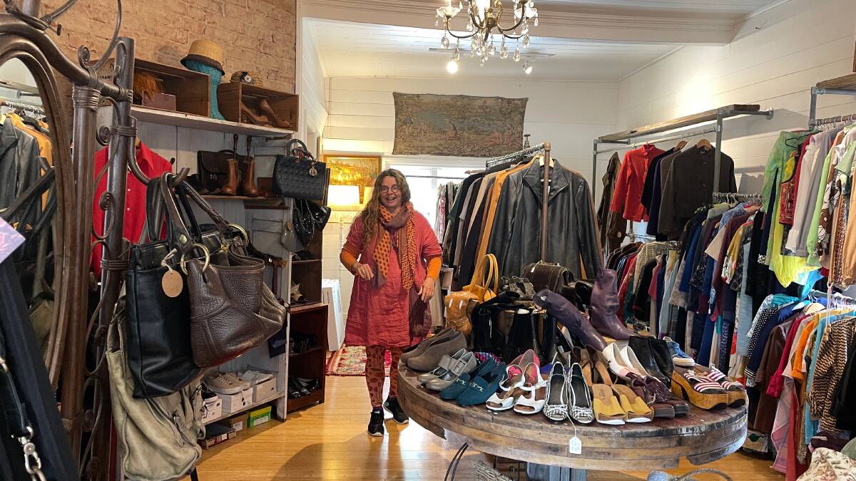 Motria Tymkiw von Schreiber is a fan of Little Birdie Vintage. "There is something very comforting about coming here and finding treasure," she said. Picture by Marion Williams