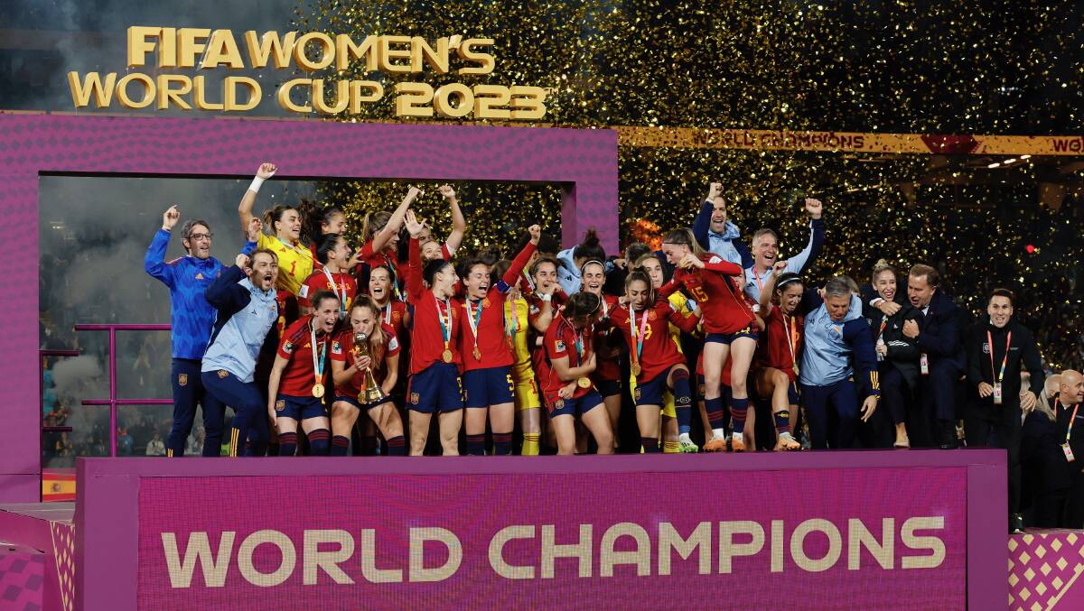 Spain - the 2023 FIFA Women's World Cup winners. Picture by Anna Warr