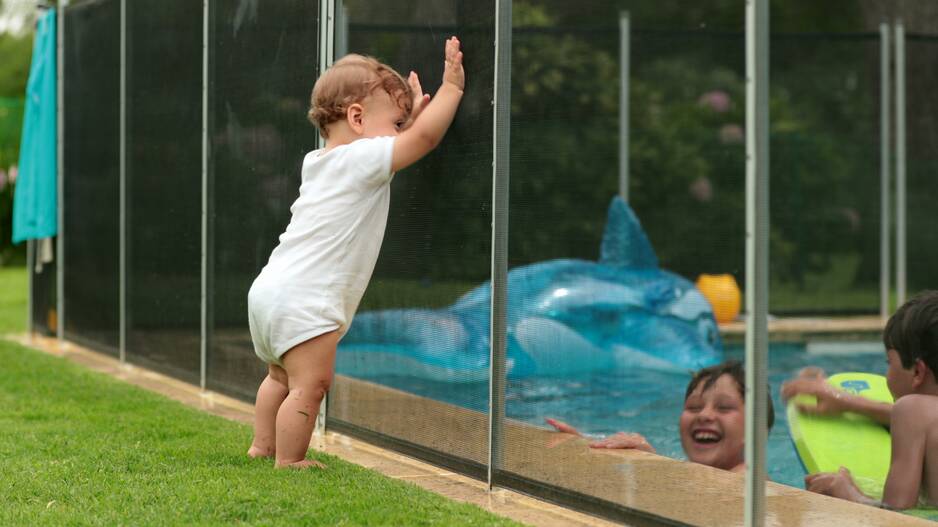 Backyard swimming pools can pose a serious threat to young children, especially toddlers. Picture Shutterstock