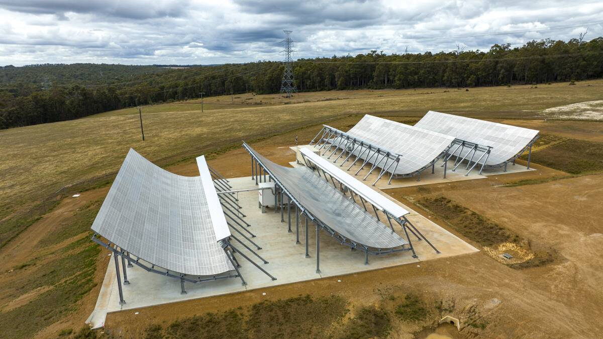 The radar array sits in the corner of a cattle farm in the Collie hills. Picture by Leolabs.
